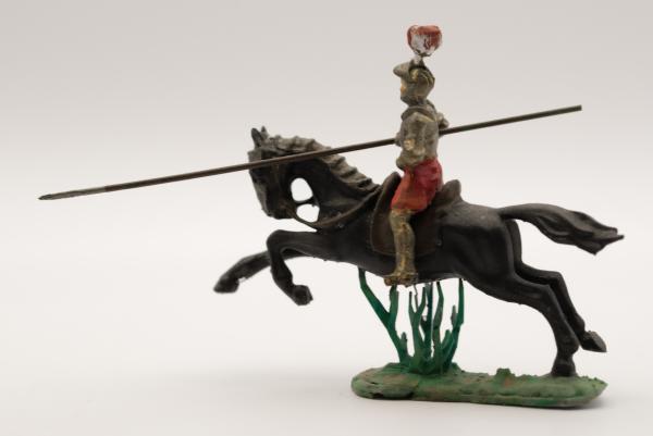 Landsknecht on horseback with lance